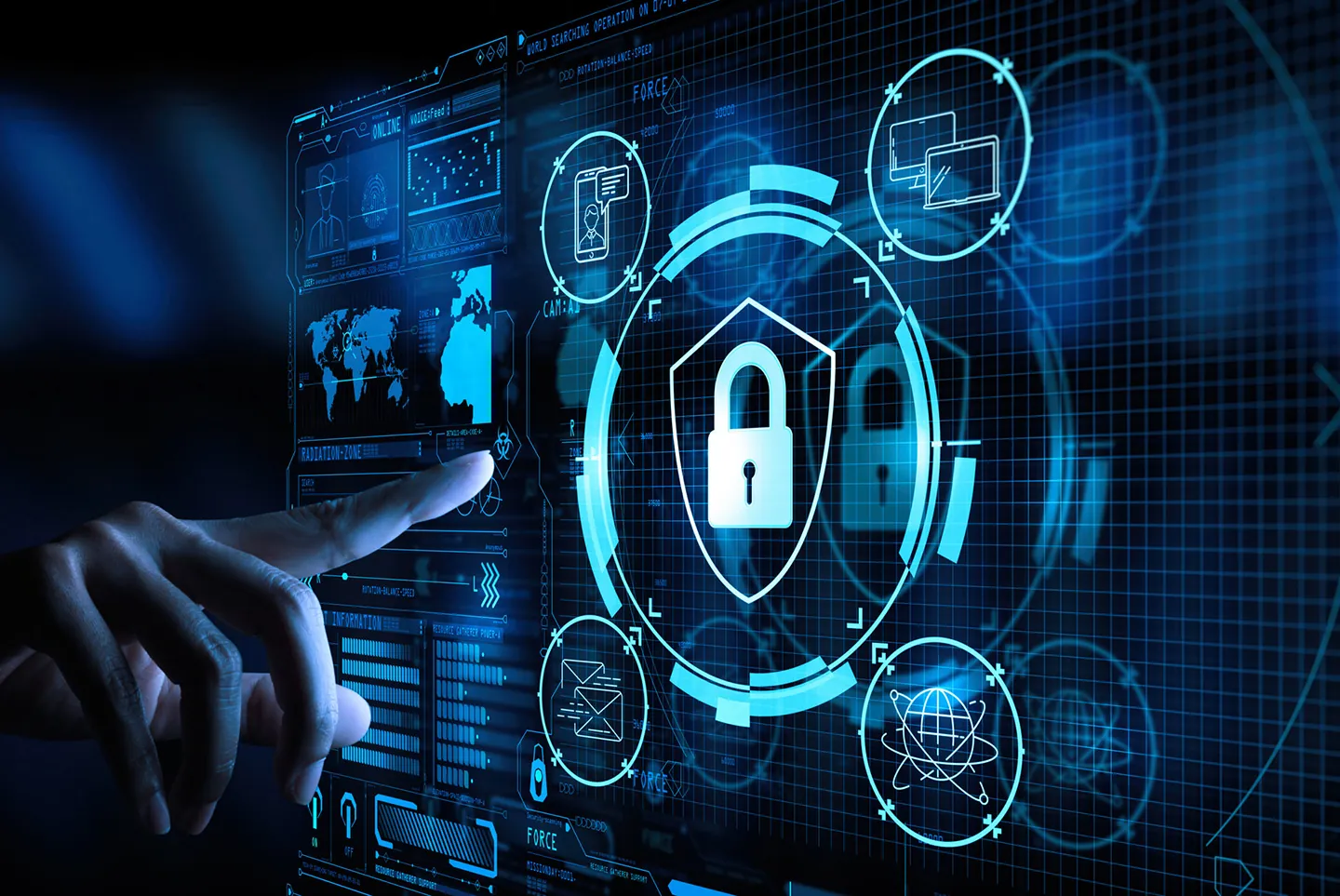 Biểu tượng bảo mật dữ liệu và mã hóa của MB6666.